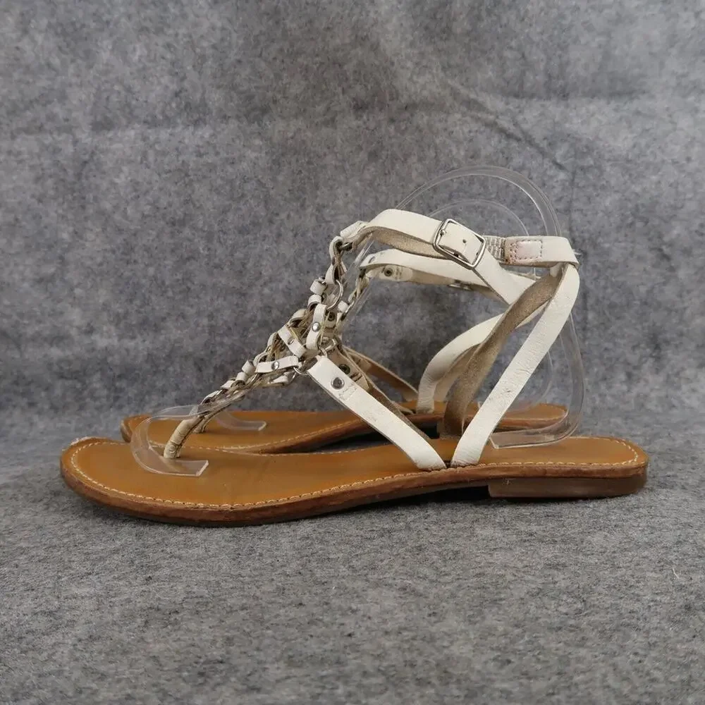 Yellowbox Shoes Womens 8.5 Sandals Casual Strappy Flats Ankle Strap Adjustable - Picture 5 of 15